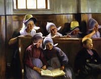 In the Church at Volendam