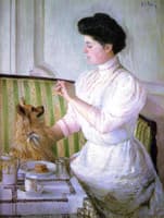 Lady at the Tea Table