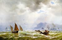 Seascape with Ships