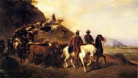 Mexican Cattle Drive in Southern California
