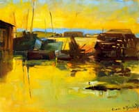 San Pedro Harbor, Sunset