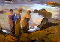 Three Women at the Seashore