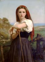 Young Shepherdess (large version)