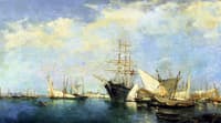 Seascape, Ships in the Port
