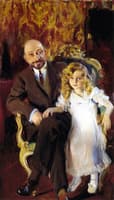 Carlos Urcola Ibarra and His Daughter