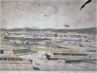 View of the Fortifications to the south of Porto Mediceo in Leghorn (Livorno)
