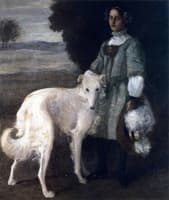 Alice with Wolfhound