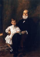 Master Otis Barton and His Grandfather