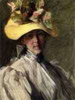 Woman with a Large Hat