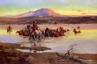 Fording the Horse Herd