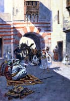 Street Scene in Arabia