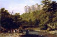A Baptizing on the South Branch of the Potomac near Franklin, Virginia