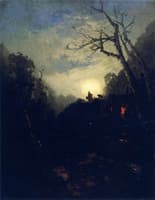Whiskey Still by Moonlight