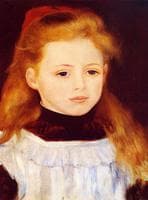 Little Girl in a White Apron