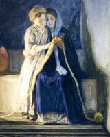 Christ and His Mother Studying the Scriptures