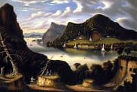 View of Cold Spring and Mount Taurus from Fort Putnam