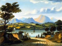 Landscape with a Road Leading to Water