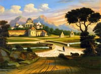 Landscape with Walled Town