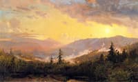 Sunset after a Storm in the Catskill Mountains