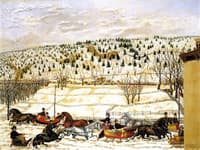 Sleighing Scene