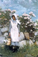 Girl and Laurel