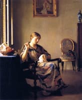 Woman Sewing