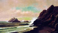 Seal Rocks from Under the Cliffs, San Francisco, California