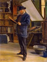 Felix Bracquemond in His Studio