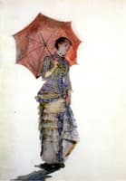 Woman with Umbrella