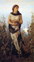 Girl with Poppies