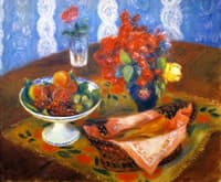 Still Life with Roses and Fruit