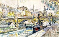 Tugboat at the Pont Neuf, Paris