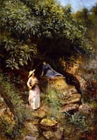 Two Sisters on a Rocky Hillside
