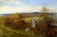 Girl at a Fence