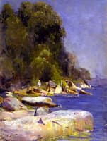 Near Streeton's Camp at Sirius Cove