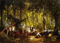 A Hunting Party in the Woods