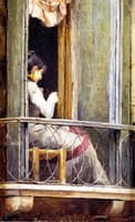 Woman on a Balcony