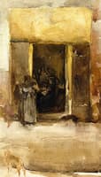 Figures in a Doorway