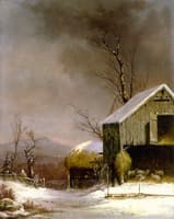 Winter Farm Scene, Connecticut