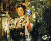 Young Lady Holding Japanese Objects