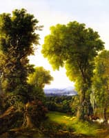 River Landscape in Summer