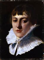 Girl with White Collar