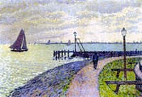 Entrance to Volendam Harbour