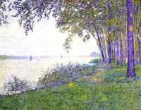 The Scheldt upstream from Antwerp: After the Fog
