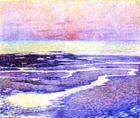 Beach at Low Tide: Evening