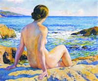 Swimmer Resting