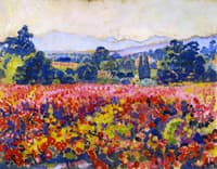 Study for 'Vines in October'