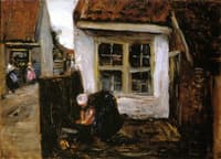 Dutch Farmhouse with Woman