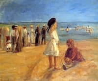 Beach Scene in Noordwijk