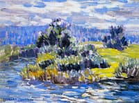 Blue Landscape